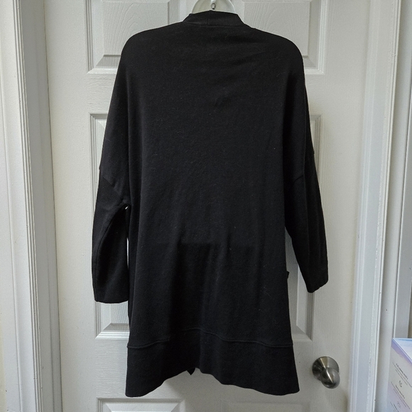 Pact Women's Black Airplane Wrap Cardigan M/L - Picture 3 of 8